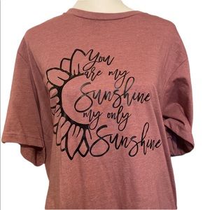 You are my sunshine monogram T-shirt